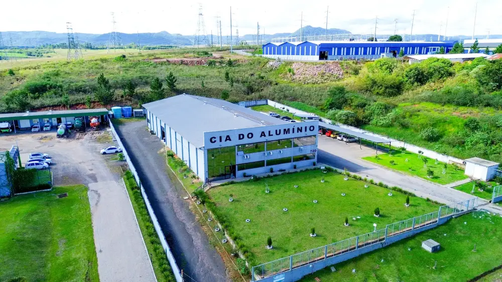Placeholder visual da estrutura atual da Cia. do Alumínio